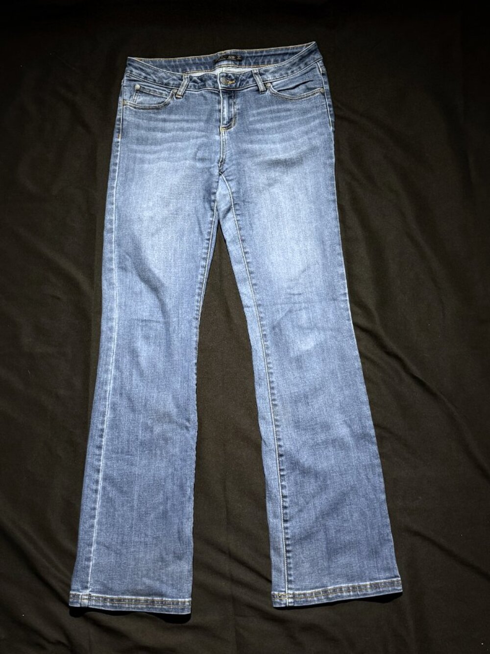 prAna Womens Bootcut Jeans 8/29 Blue Organic Cotton Stretch Western